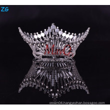 Fashion Zhanggong crystal baby hair accessories king's full round pageant crown